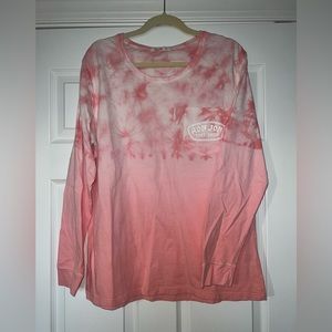 Pink tie dye Long sleeve Ron Jon Surfshop shirt